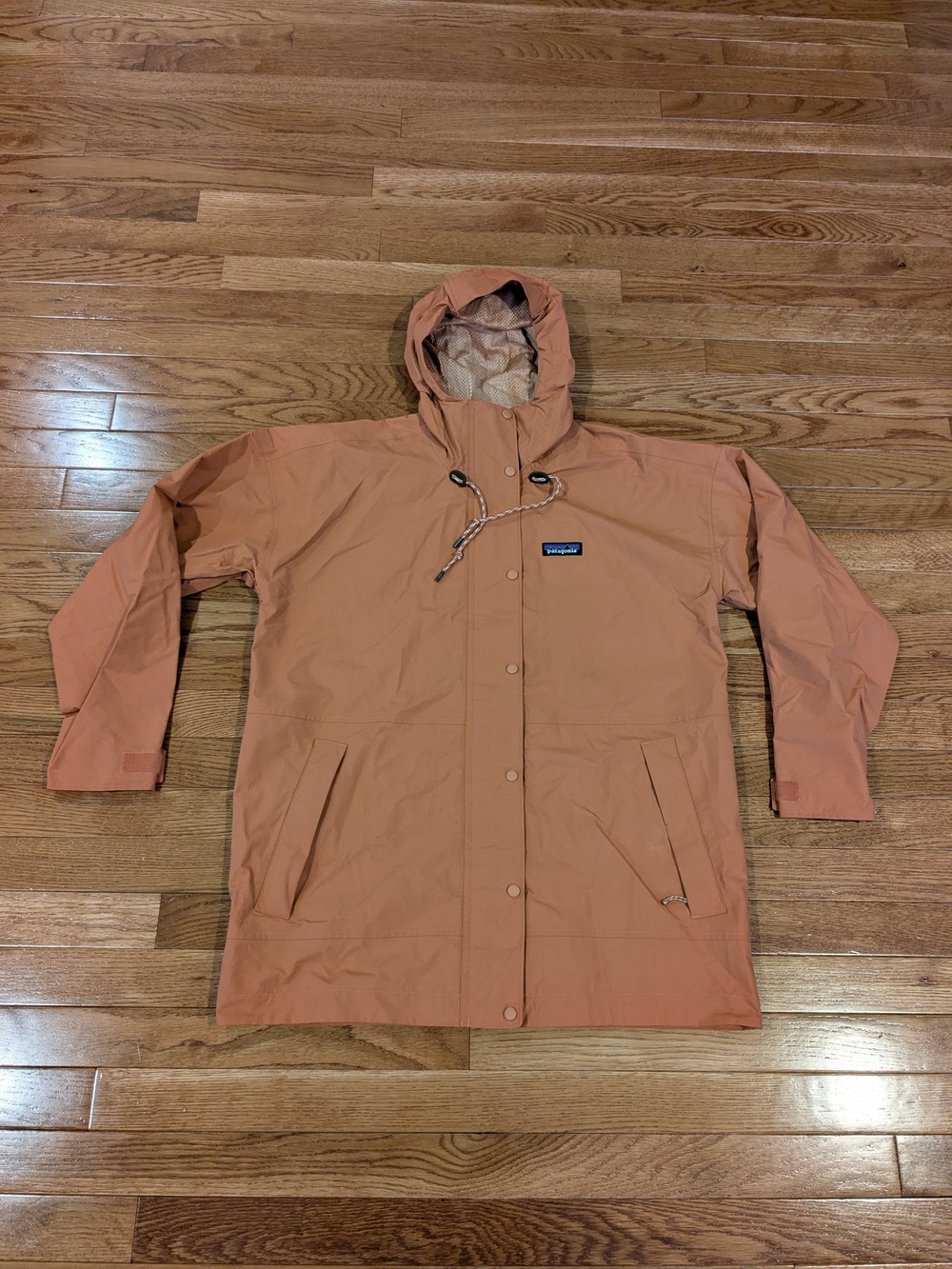 Patagonia Outdoor Everyday Rain Jacket Women's Small Sienna Clay